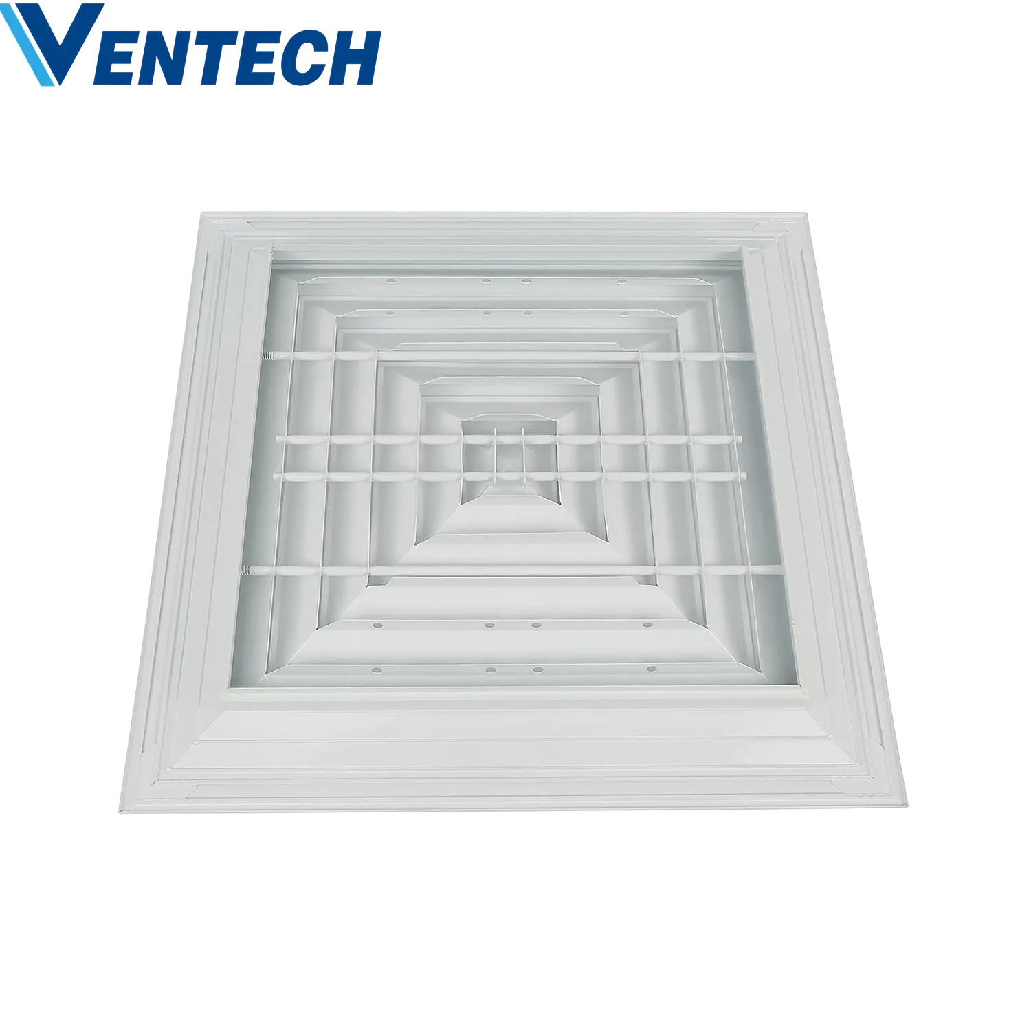 Hvac System Ventilation Air Conditioning Aluminum  Square ABS Ceiling Diffusers