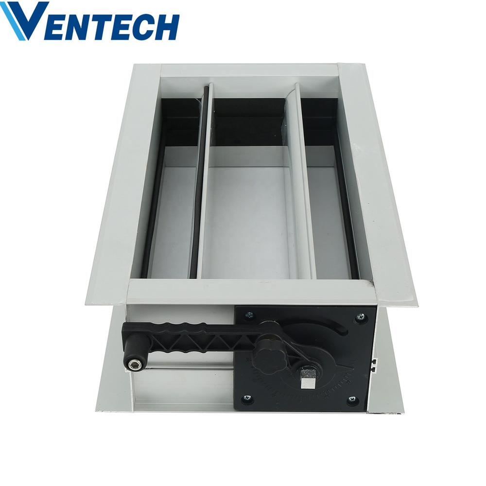 Hvac High Quality Aluminum Air Duct Conditioning Adjustable Manual Volume Control Damper