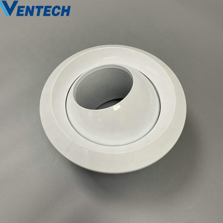 Hvac System Aluminum Air Duct Conditioner Vent Electric Ball Type Jet Nozzle Diffusers