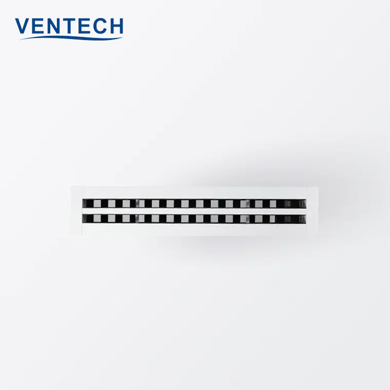 Adjustable Air Conditioning Ceiling Diffuser Air Conditioning Linear Slot Diffuser For HVAC System
