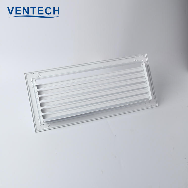 HVAC High Quality Custom Size Single Deflection Grille with Opposed Damper