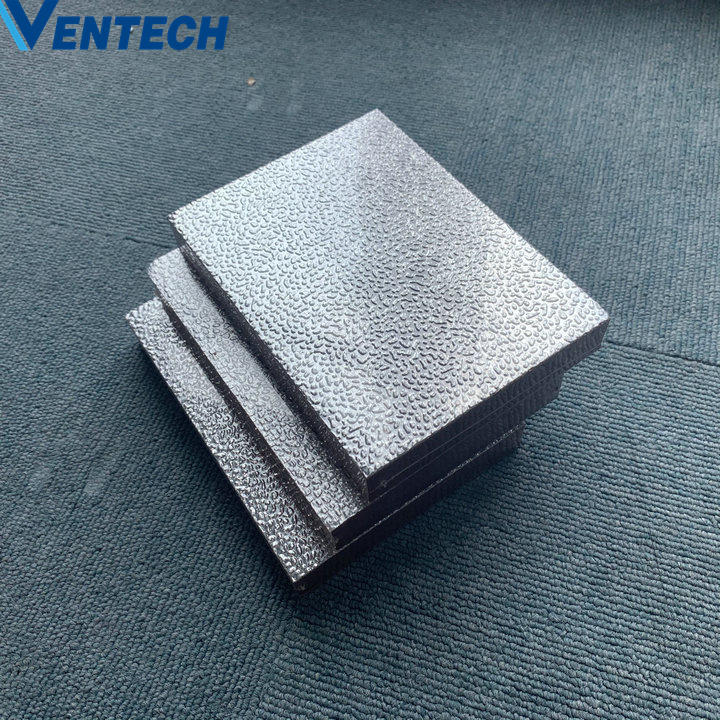 waterproof fireproof aluminum foil for temperature preservation thermal insulation phenolic foam air duct sheet board