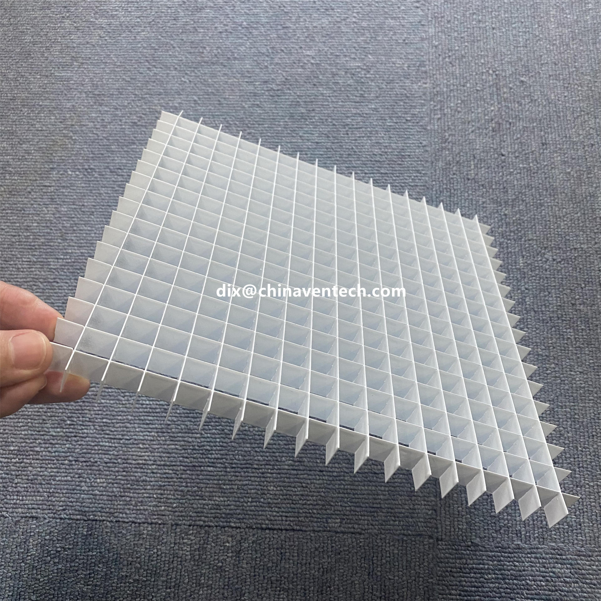 HVAC Egg Crate Core Diffuser Louvers Grille Ceiling Egg Crate Core Sheet
