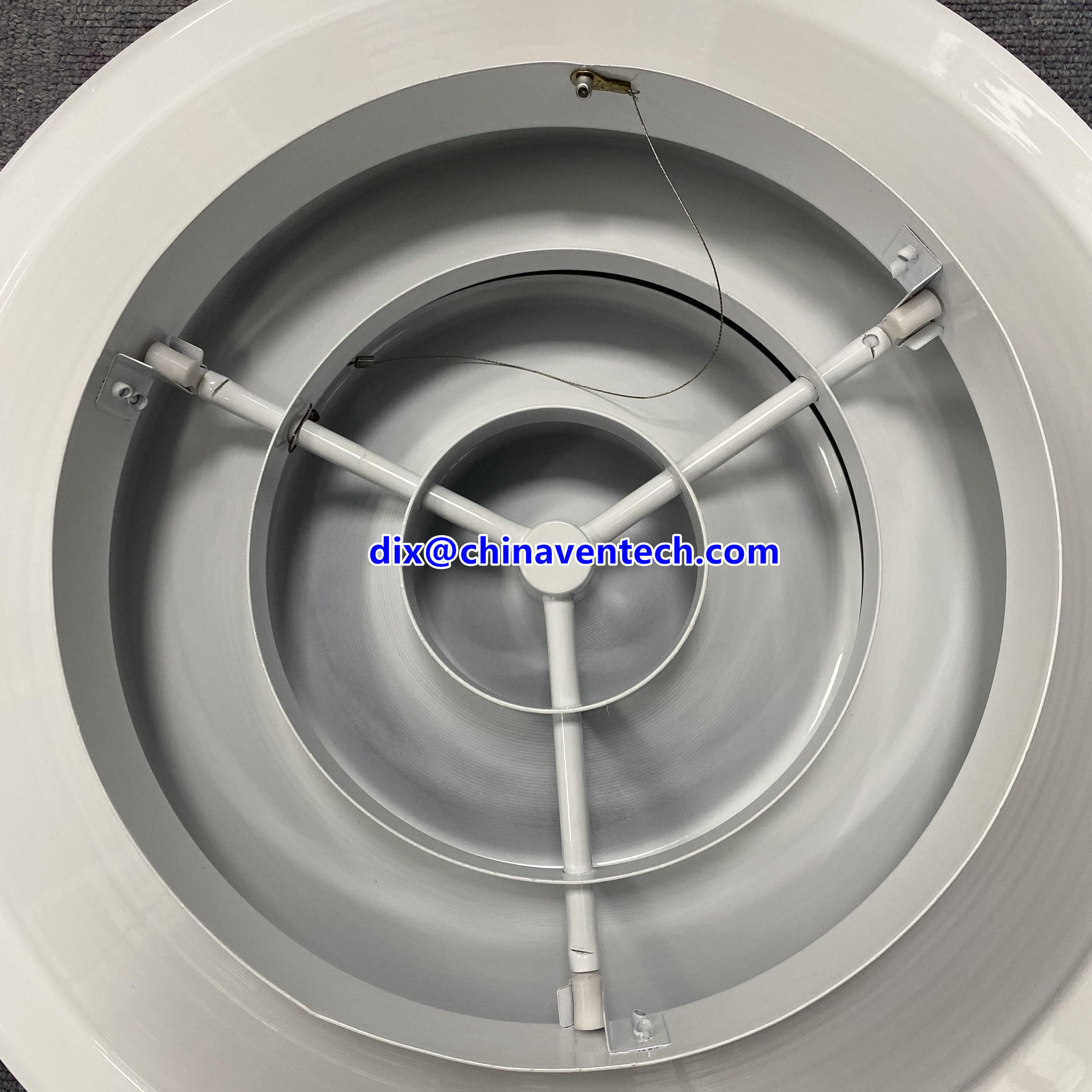 Hvac air conditioner ceiling exhaust return air round diffuser for Saudi Arabia