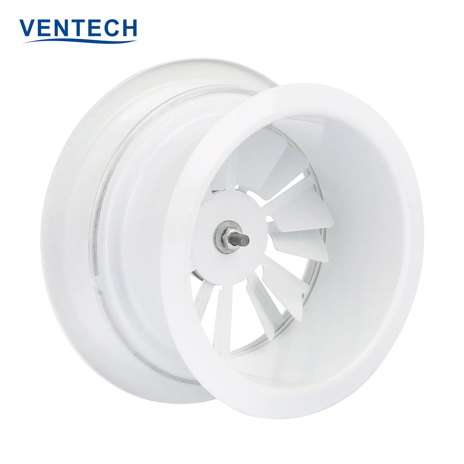 Ventech customized Vane Axial Fan Aluminum alloy Adjustable Blades Swirl Air Diffuser for Swirl diffuser