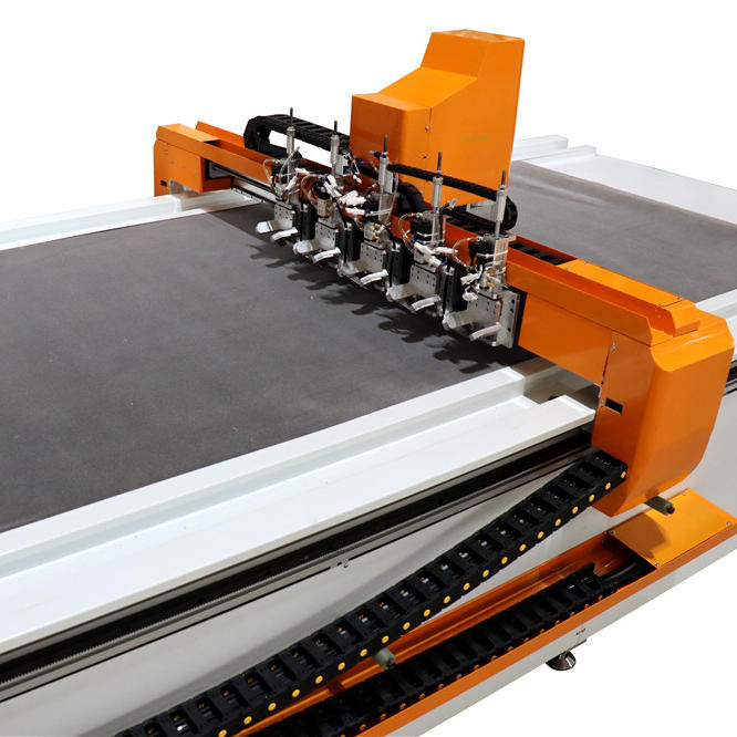 High Speed Straight Shaped CNC Sandwich Automatic Nesting Air Duct Pre-insulated Duct Producing Phenolic Board Cutting Machine