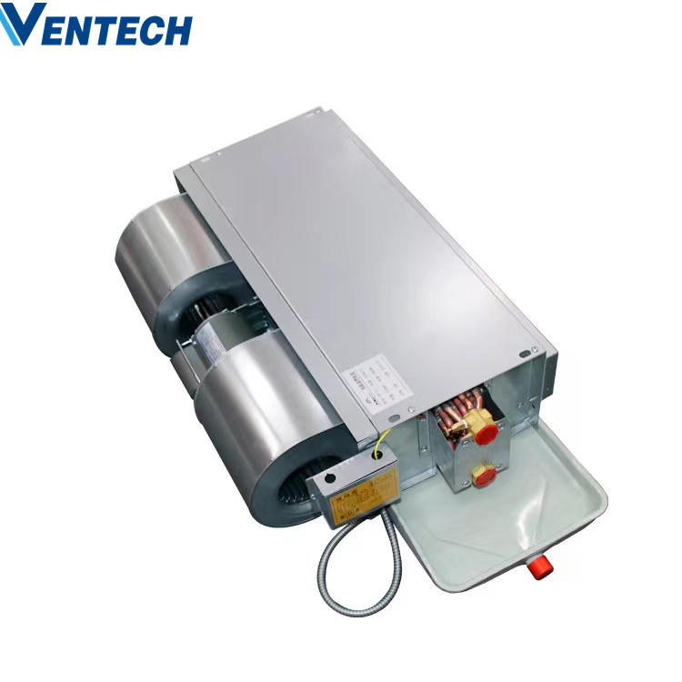 Ventech High Quality Concealed Installation Type HVAC Water Cooled Type Fan Coil Unit