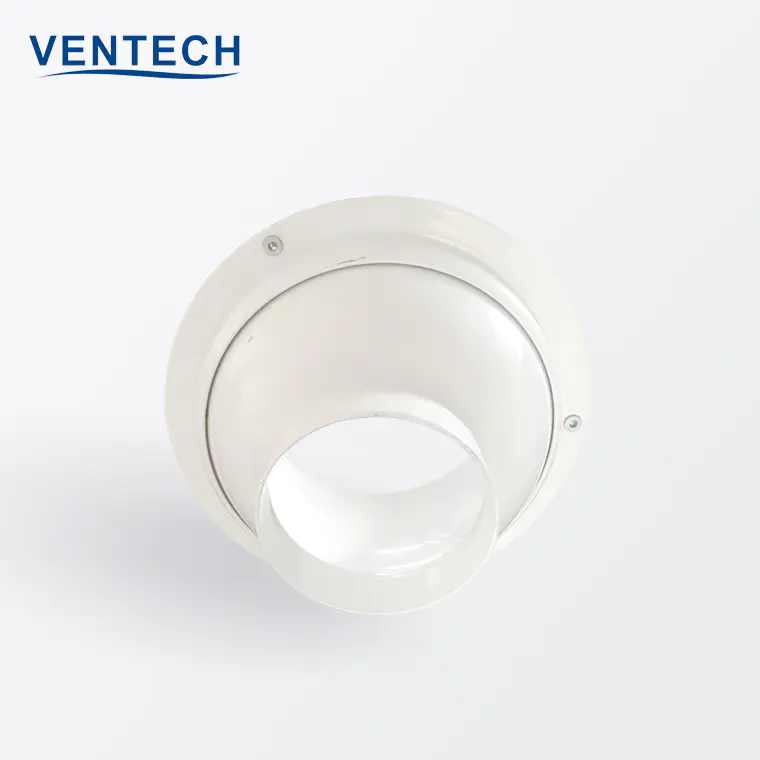 Ventilation air duct round ceiling jet nozzle aluminum  ball jet diffuser