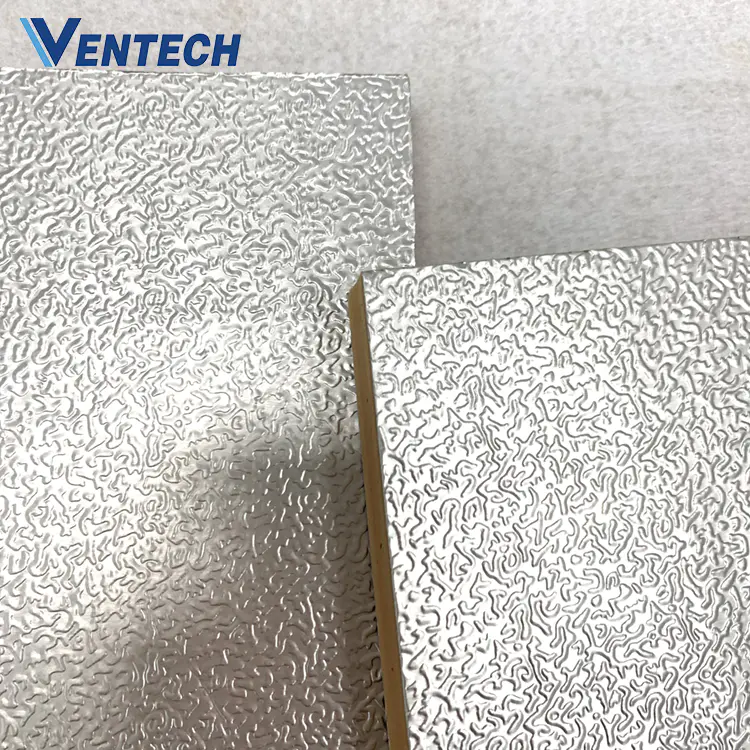 HVAC pre-insulated air duct insulation panel and phenolic foam wall insulation board