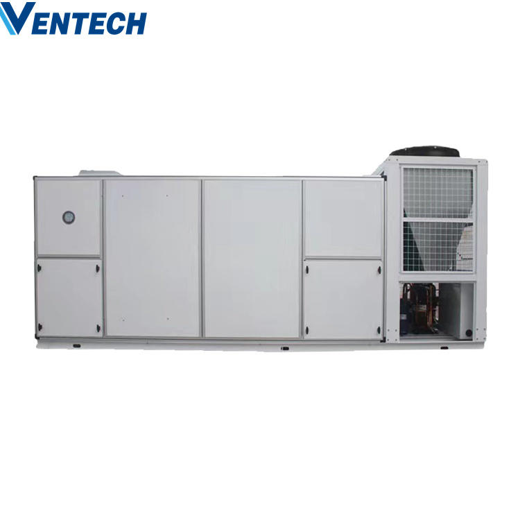 Ventech Air Conditioner System Free Cooling Rooftop Package Unit Air Conditioner Ahu Air Handling Unit