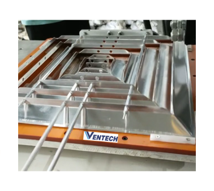 China best ceiling air diffuser aluminum air ventilation fabrication automatic assembly line