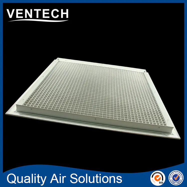 HVAC SYSTEM Air Conditioning Terminal Fixed Blades  Egg Crate  Grille for Ventilation