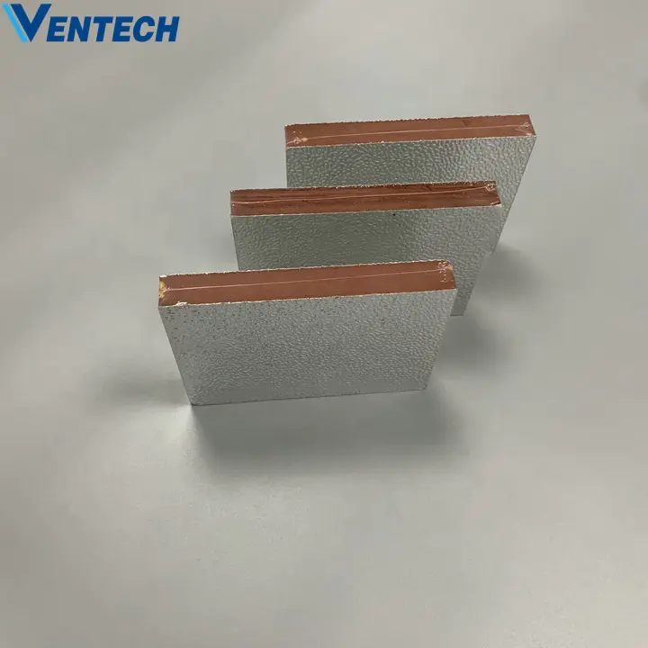 marine vessel aluminum foil fiberglass tape phenolic pre-insulated air duct panel
