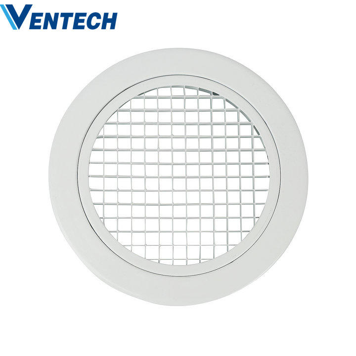 Ventech Wholesale Aluminium Disc Air Diffuser Wall Ventilation Round Eggcrate Diffuser