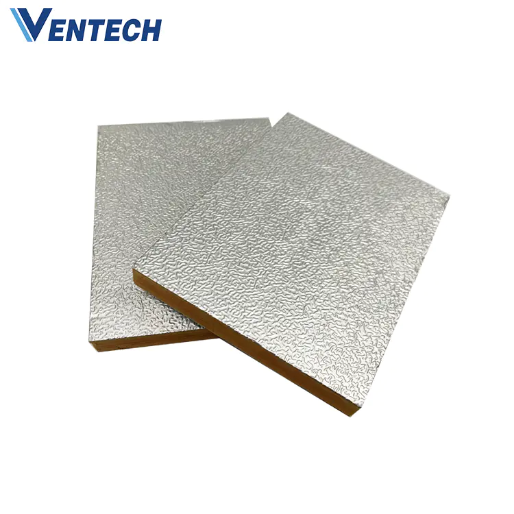 HVAC pre-insulated air duct insulation panel and pre insulated duct aluminum composite panel