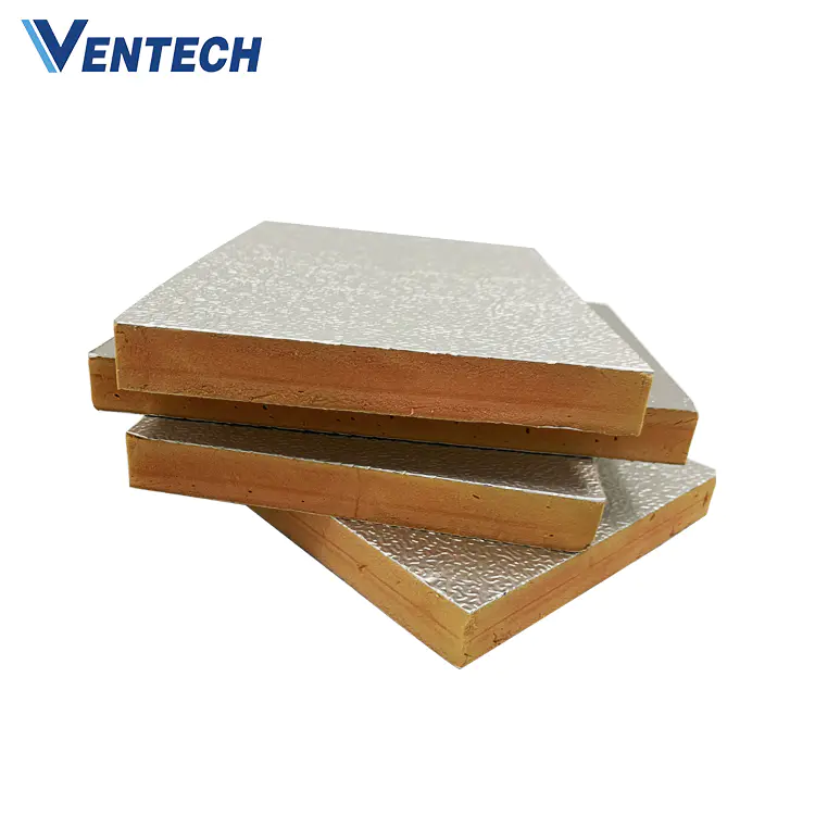 HVAC pre-insulated air duct insulation panel and pre insulated duct aluminum composite panel
