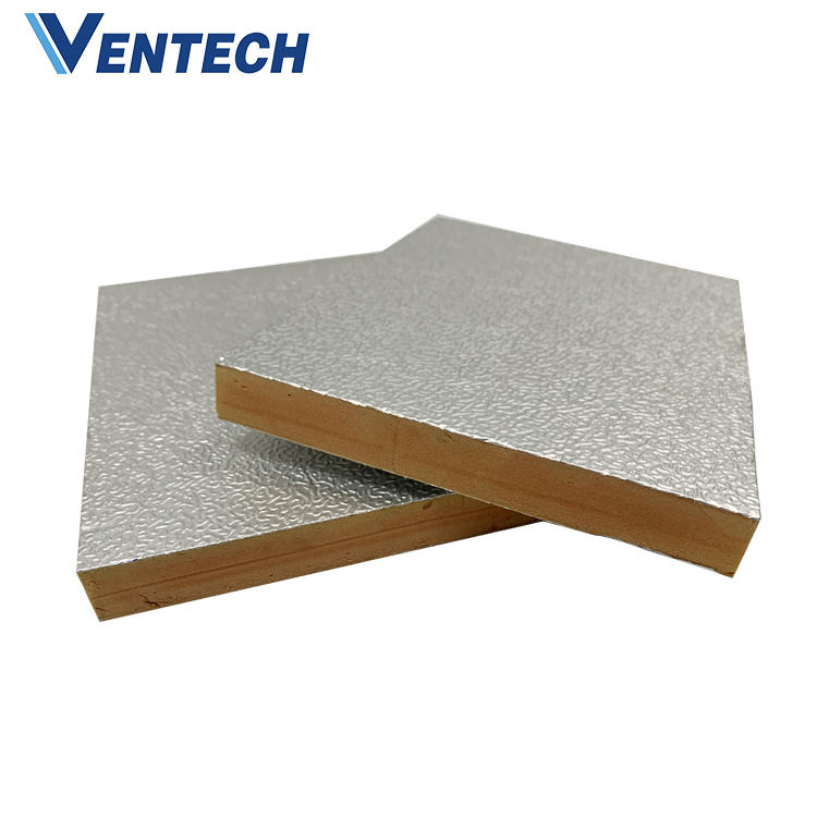 HVAC pre-insulated air duct insulation panel and pre insulated  air duct foam board