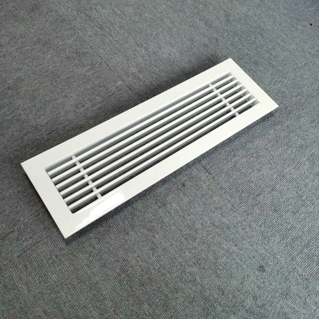 HVAC SYSTEM  Customized White Color  Return Air Aluminum Linear  Air Grille for Ventilation