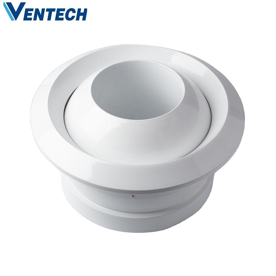 Ventilation grill round ceiling diffuser ball spout jet diffuser