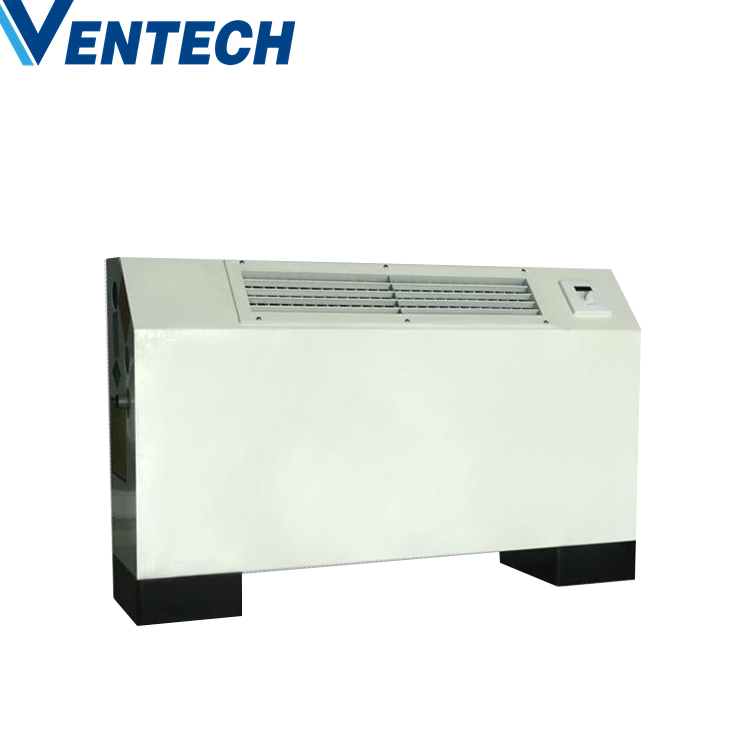 Factory Produce CE, Horizontal  cassette ultra thin Ducted/Floor/Ceiling/ Wall Mounting Fan Coil Unit/FCU with heating capacuty