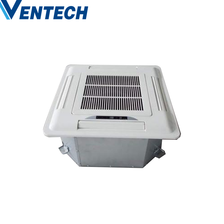 Factory Produce CE, Horizontal  cassette ultra thin Ducted/Floor/Ceiling/ Wall Mounting Fan Coil Unit/FCU with heating capacuty