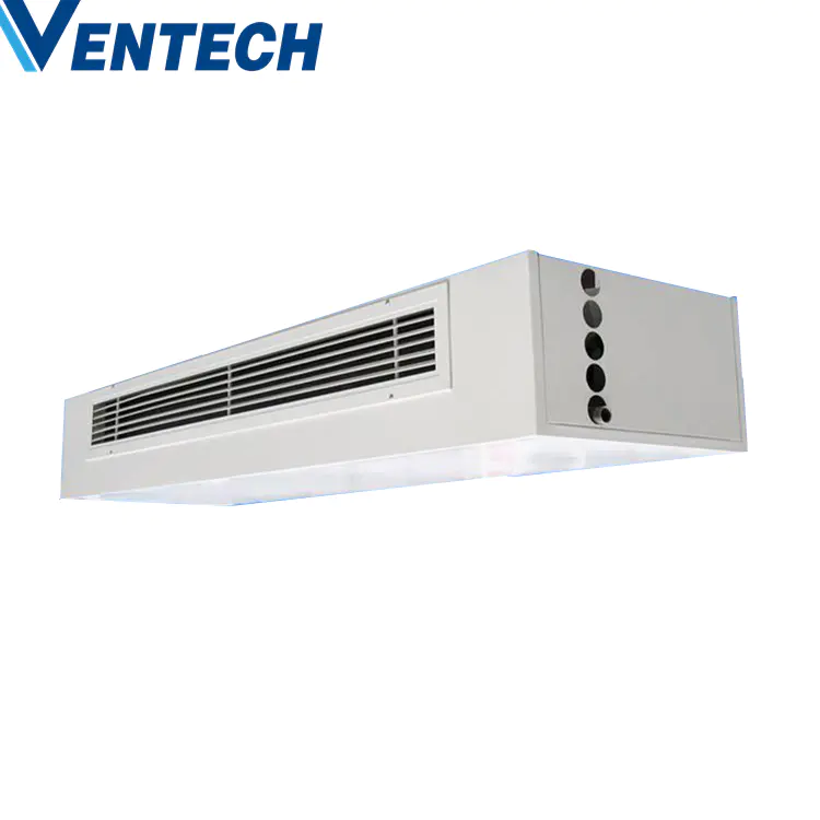 Ventech Factory Produce Low Noise Floor Standing Mounted Vertical Exposed Fan Coil Unit