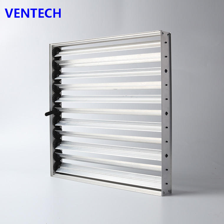 HVAC SYSTEM Air Duct Mounted Volume Control Aluminum Opposed Blade Air Damper for Air Diffuser