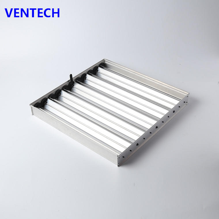 HVAC SYSTEM Air Duct Mounted Volume Control Aluminum Opposed Blade Air Damper for Air Diffuser