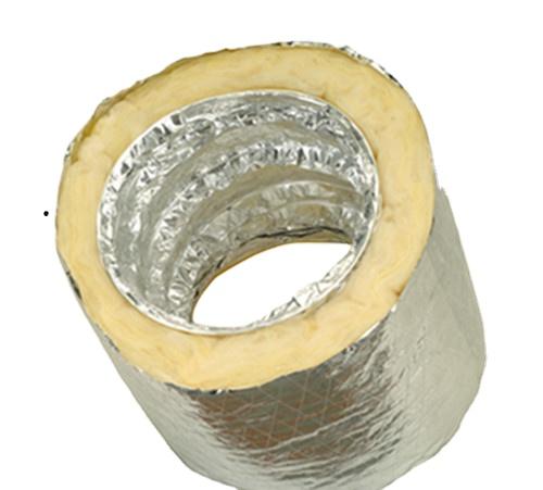 HVAC SYSTEM OEM Aluminum Round Air Flexible Air Duct with Insulation