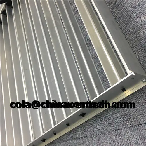 HVAC SYSTEM Air Duct Mounted Volume Control Aluminum Opposed Blade Air Vent Damper for Air Diffuser
