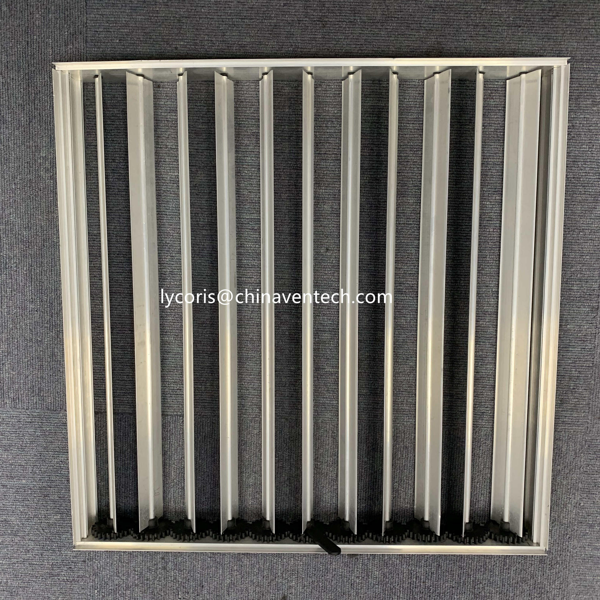 Ventech Supply Air Grille Diffuser Oppose Blade Damper Ventilation Square Ceiling Air Duct Manual Ceiling Damper