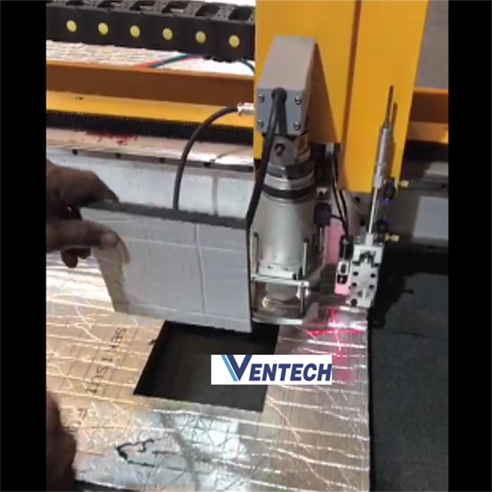 Ventech best straight knife insulation fabric cutting machine manufacturer factory