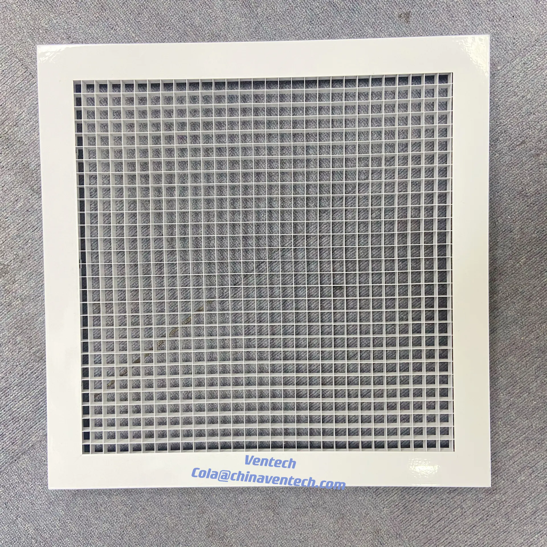 HVAC SYSTEM Hot Selling Exhaust Air Meta Round  Egg Crate  Grille for Ventilation