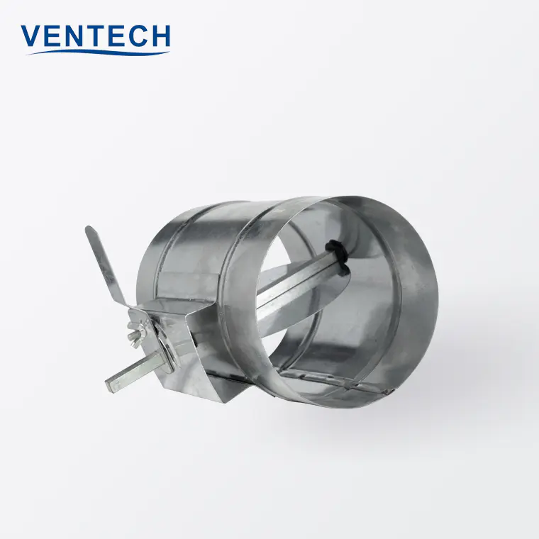 VENTECH Hvac High Quality Round Air Duct Volume Control Damper