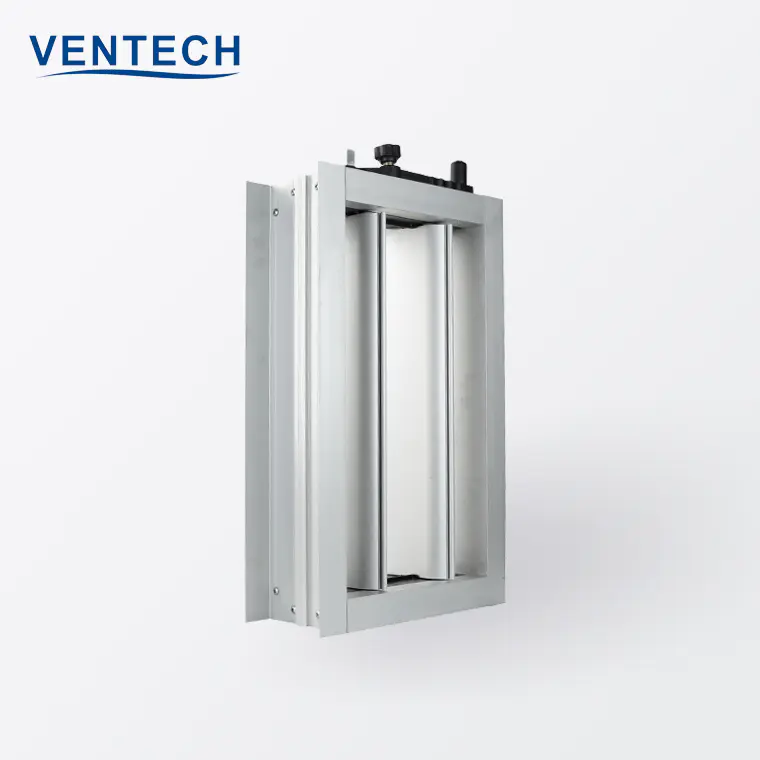 HVAC Motorized Aluminum Anodized Volume Control Air Damper for Ventilation