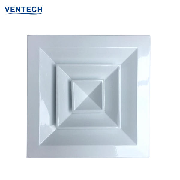 Popular Square Ceiling Diffuser  Supply Air Diffuser for Hotel Mounting