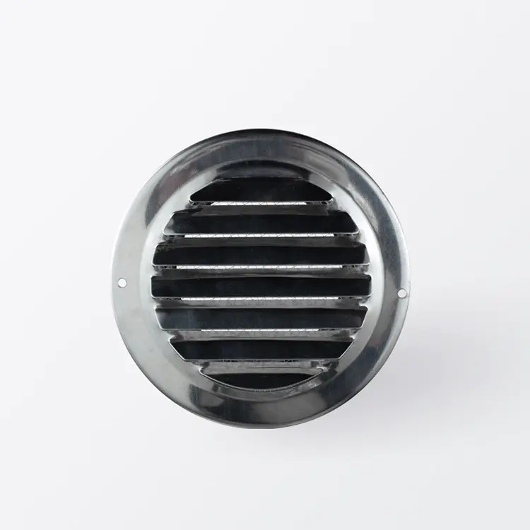 VENTECH Hvac Stainless Steel Round Air Vent Cover Outside Weather Louver
