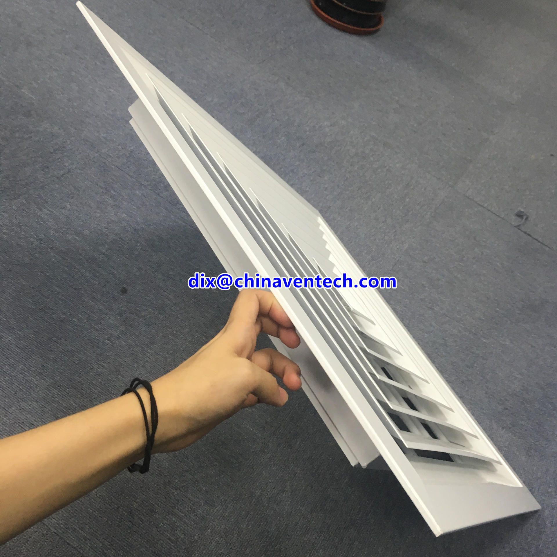 Hvac Commercial Air Conditioning Ceiling Ventilation Square 4 Way Diffuser