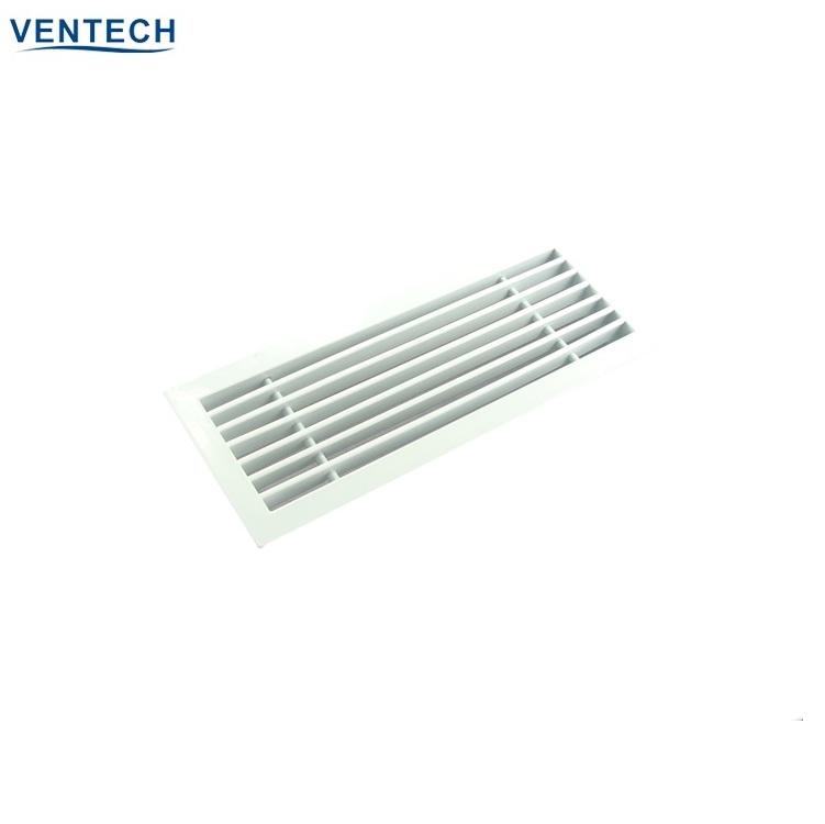 HVAC linear louver ventilated supply air bar grille