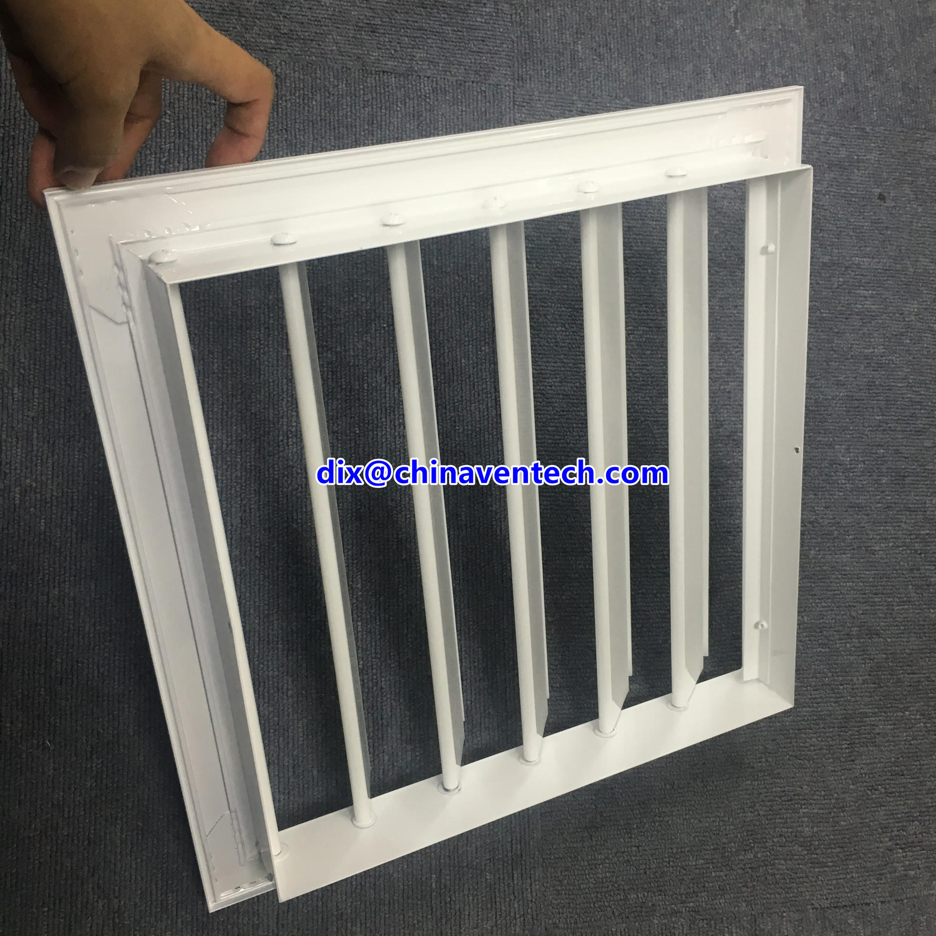 Hvac high quality aluminum ventilation one way gravity air louver vents
