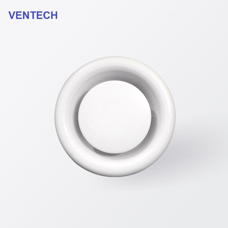 Air Conditioning Round Pan Metal Disc Valve AC Metal Diffuser