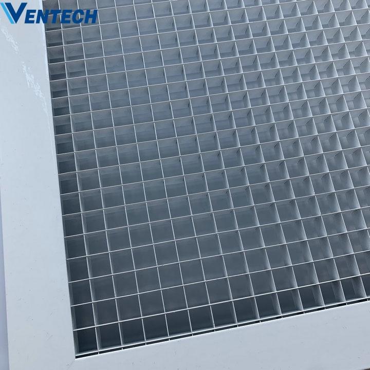 Hvac Aluminum Ventilation Air Conditioning Ceiling Egg Crate Grille Supply Air Diffusers Eggcrate Grilles