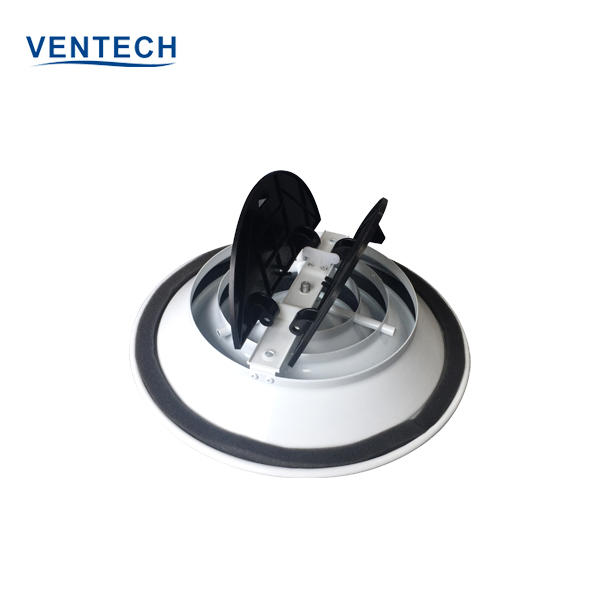 HVAC System Popular Supply Air Round Ceiling  Diffuser with Air Damper