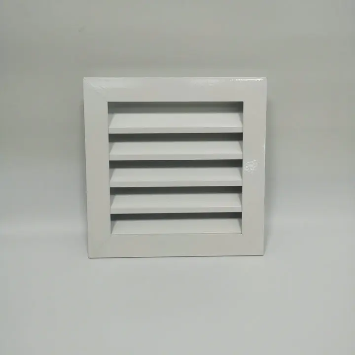 Hvac System Waterproof Aluminum Wall Air Intake Weather Louver