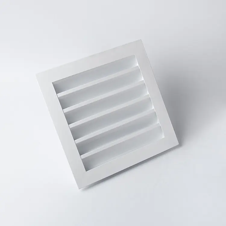 Hvac System Waterproof Aluminum Wall Air Intake Weather Louver