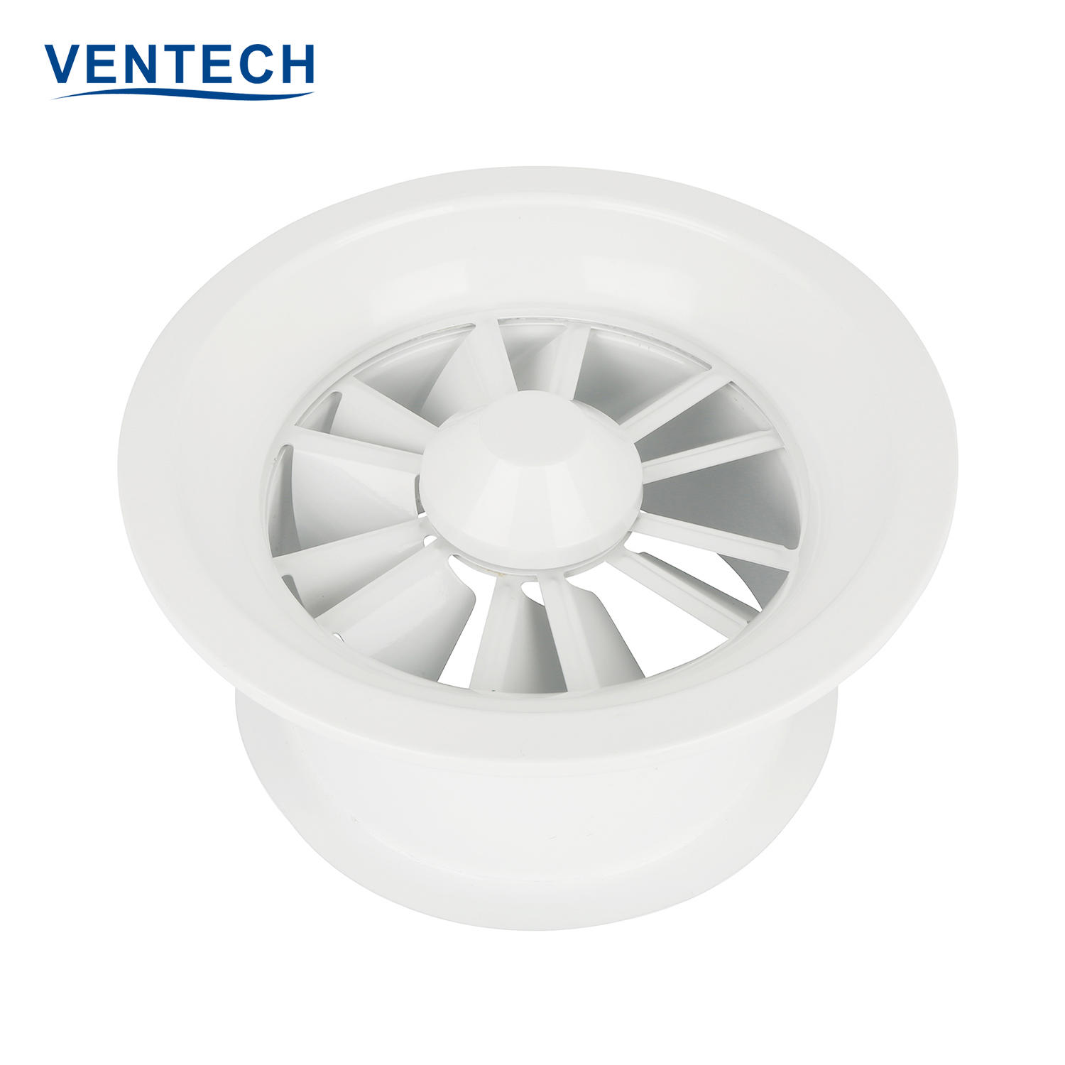 Hvac Air Vent Registers Round High Quality Adjustable Swril Round Ceiling Air Diffuser