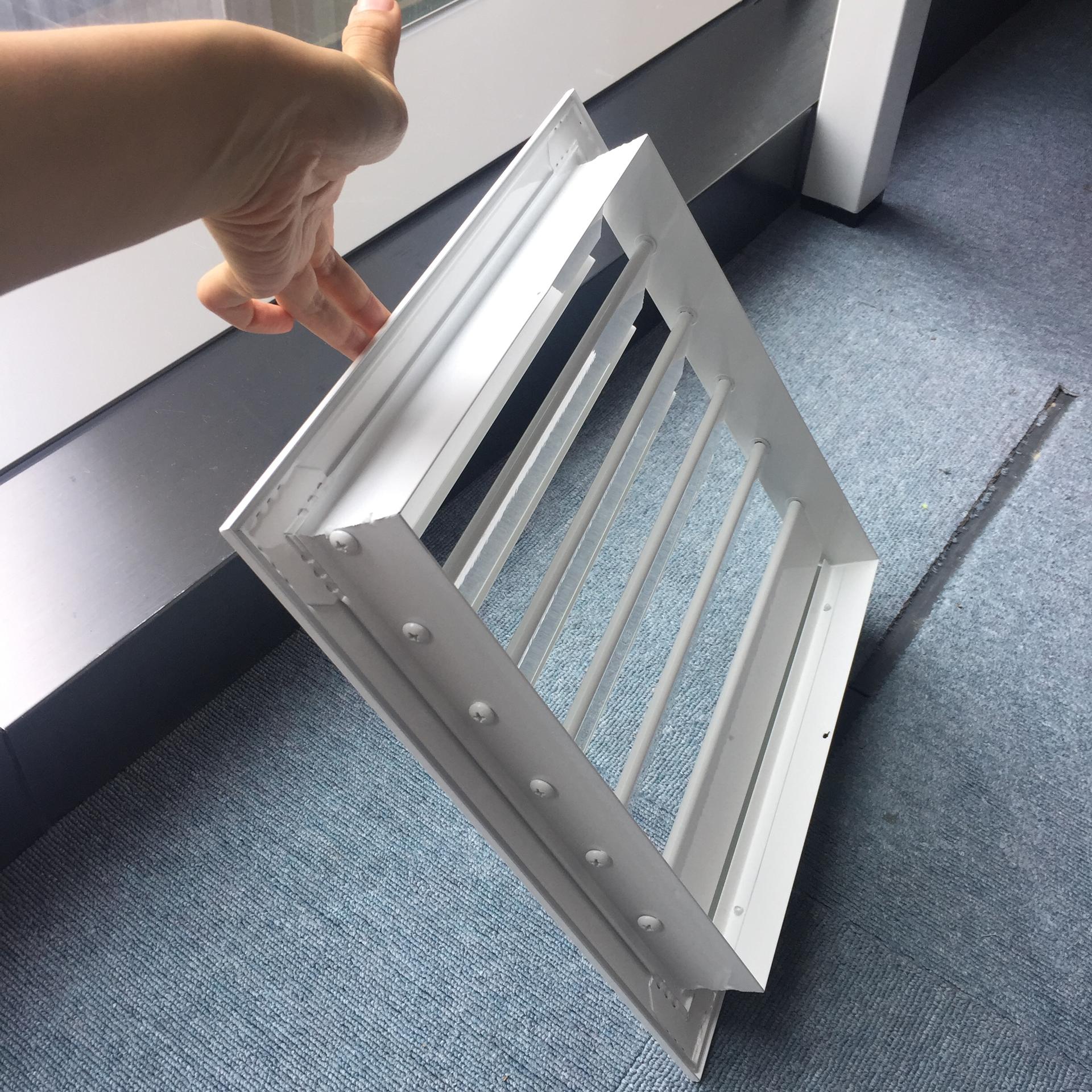 HVAC  Hot Selling Customized Color Air Ceiling Non Return Gravity Louver for Ventilation
