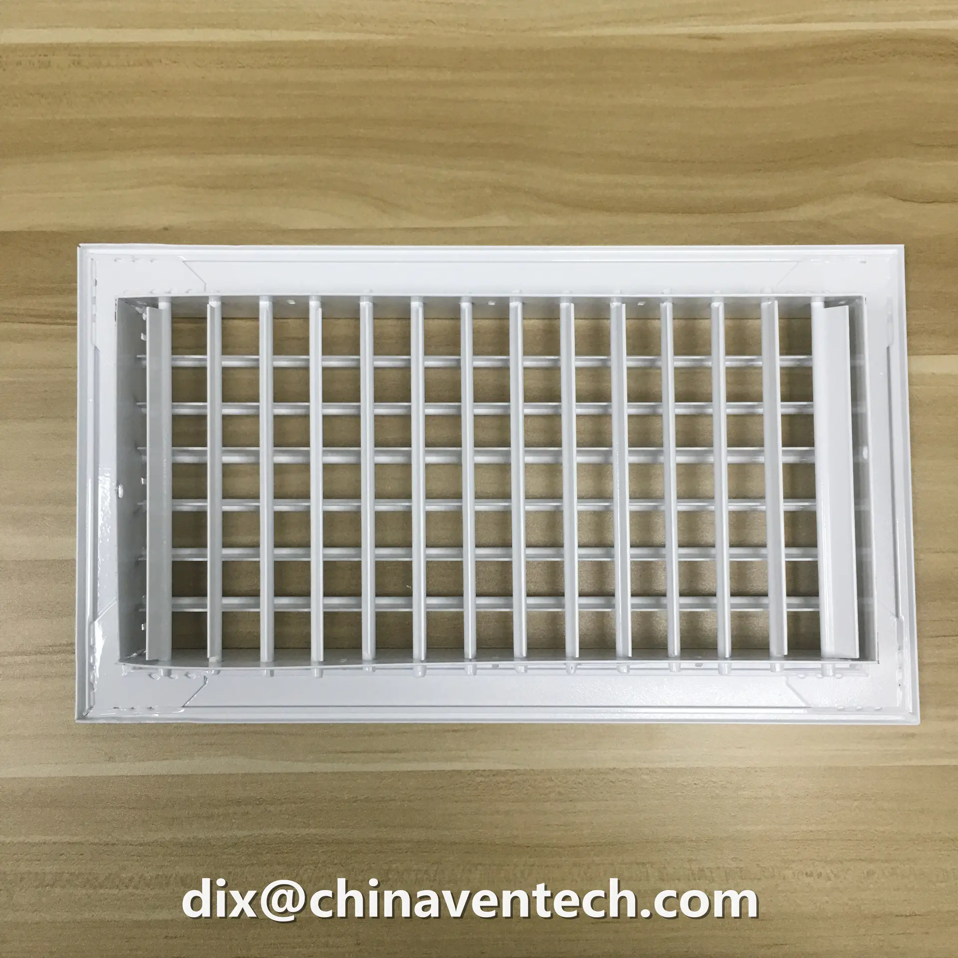 Ventech Hvac system ceiling mounted aluminum supply air grille double deflection register