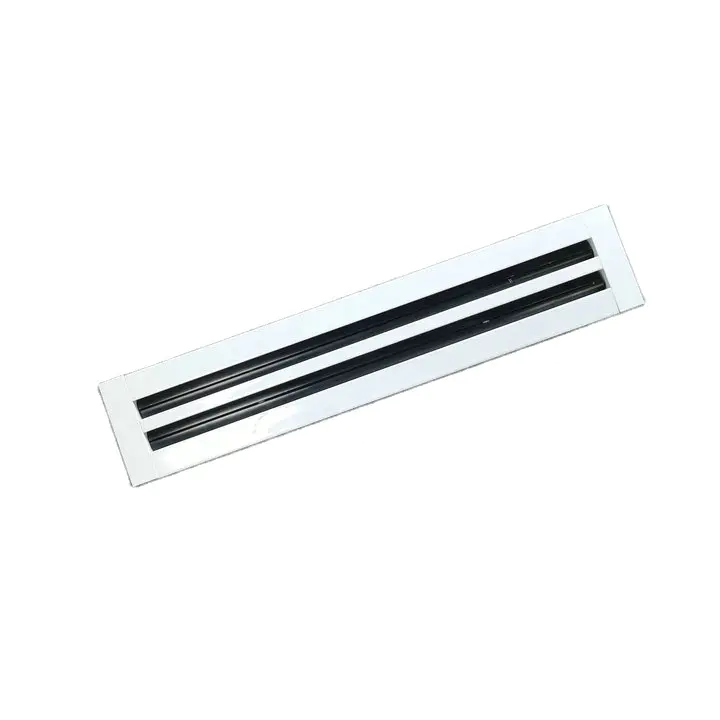 Hvac Aluminum Exhaust White Powder Coating Air Ventilation Conditioning Supply Linear Slot Diffuser Price