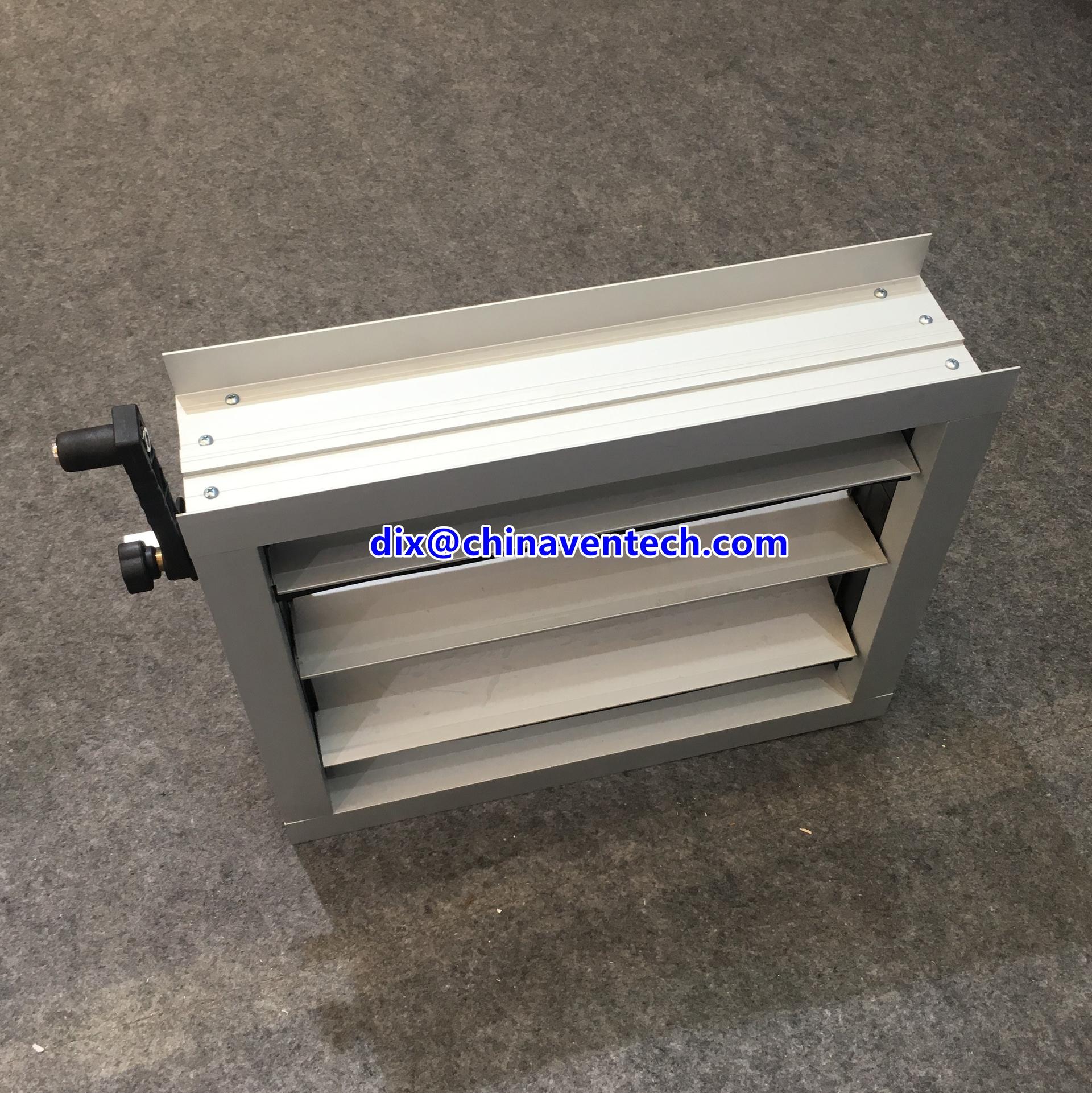 HVAC Duct Ventilation Aluminium Adjutable Blades Air Volume Control Damper